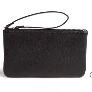 Faux Leather Wristlet Bag NWOT